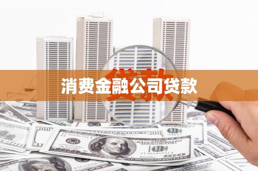 广东消费金融公司贷款
