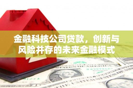 广东金融科技公司贷款，创新与风险并存的未来金融模式