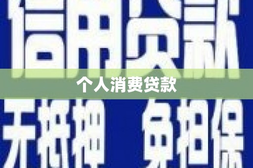 广东个人消费贷款