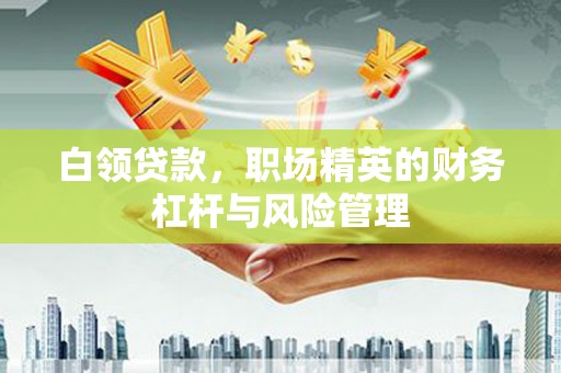 广东白领贷款，职场精英的财务杠杆与风险管理