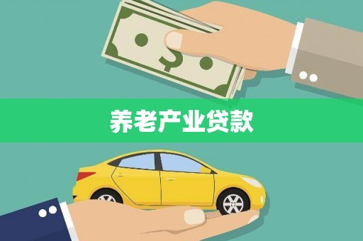 广东养老产业贷款