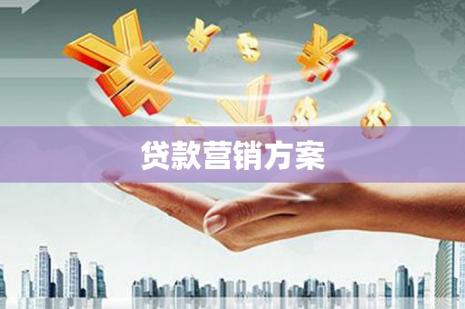 广东贷款营销方案