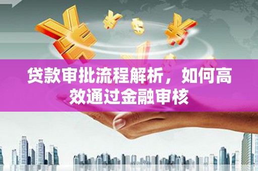 广东贷款审批流程解析，如何高效通过金融审核