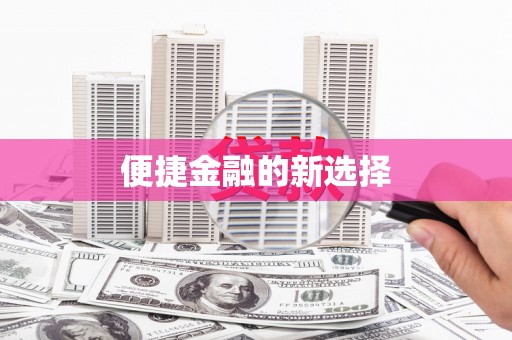 广东便捷金融的新选择