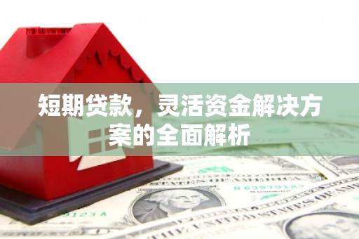 广东短期贷款，灵活资金解决方案的全面解析