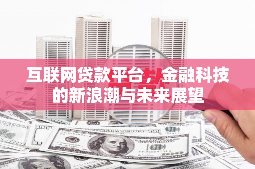 广东互联网贷款平台，金融科技的新浪潮与未来展望