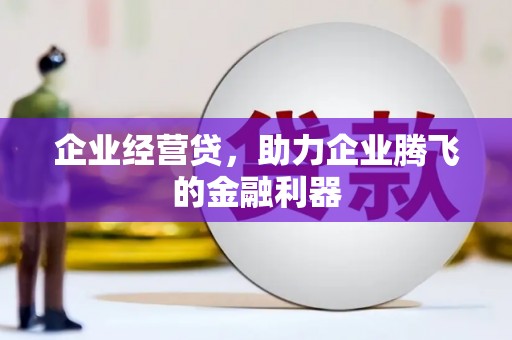 广东企业经营贷，助力企业腾飞的金融利器