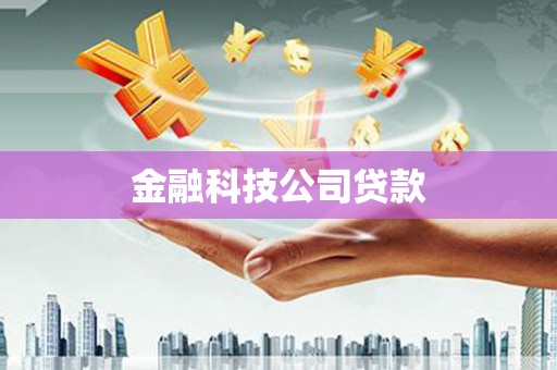 广东金融科技公司贷款