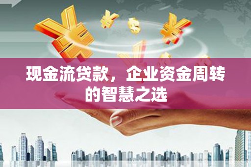 广东现金流贷款，企业资金周转的智慧之选