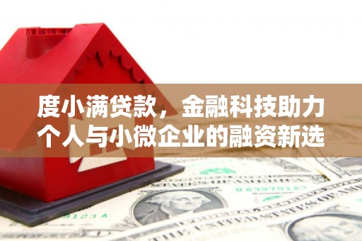 广东度小满贷款，金融科技助力个人与小微企业的融资新选择