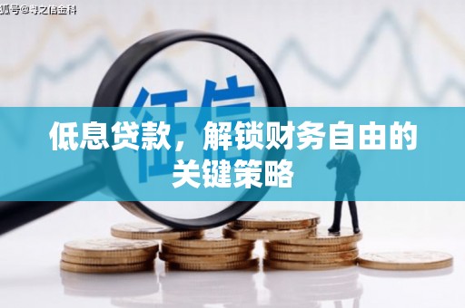 广东低息贷款，解锁财务自由的关键策略