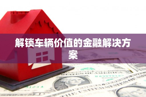 广东解锁车辆价值的金融解决方案